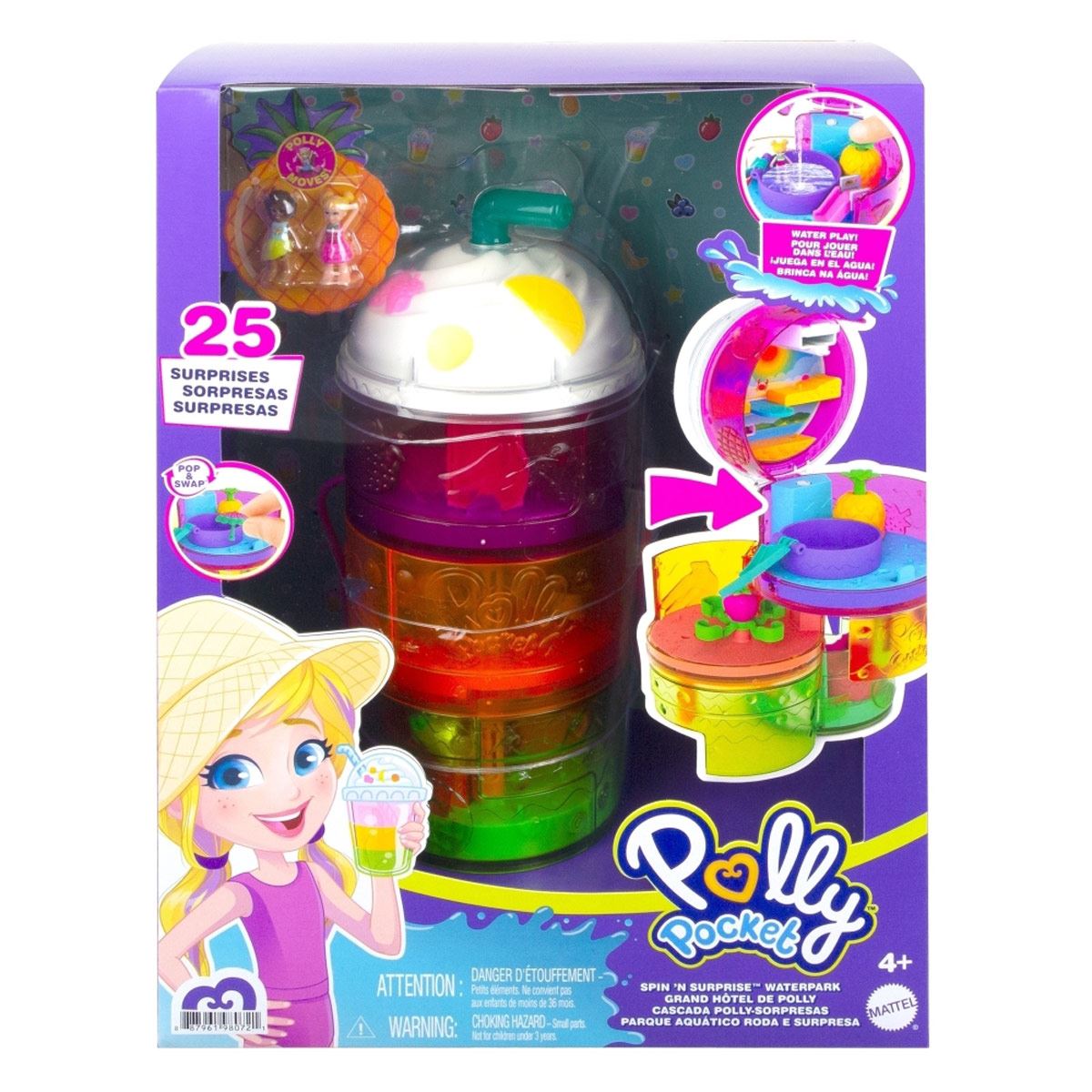 Polly pocket parque discount acuatico de piñas tiendas