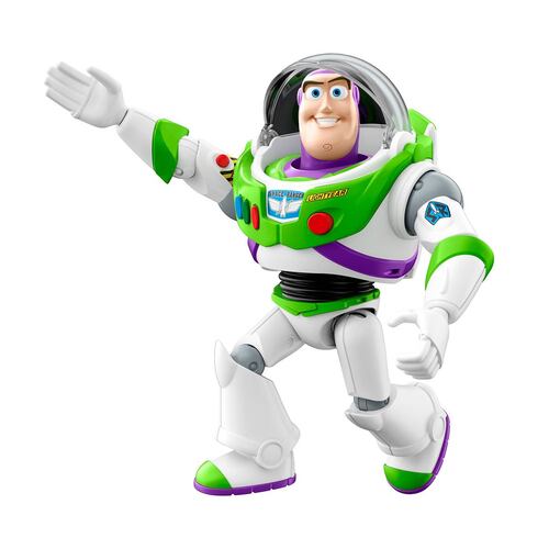Disney Pixar, Buzz Figura de 12" con feature , Juguete para niños de 4 años en adelante