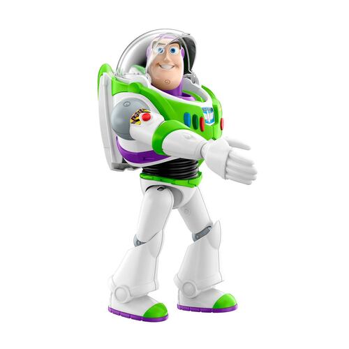 Disney Pixar, Buzz Figura de 12" con feature , Juguete para niños de 4 años en adelante