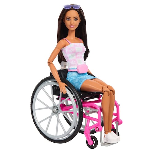 Barbie Set de Juego Muñeca en Silla de Ruedas con Perro