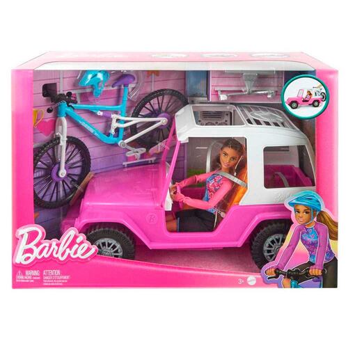 Barbie Set Bicicleta de Montaña con Muñeca