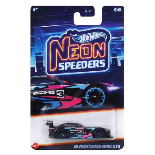 Vehículo de Colección HOT WHEELS Collector Neon Speeders