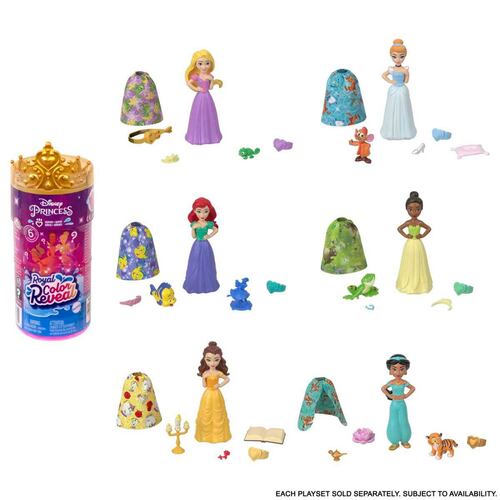 Disney Princesa Muñeca Sorpresa Color Reveal Real