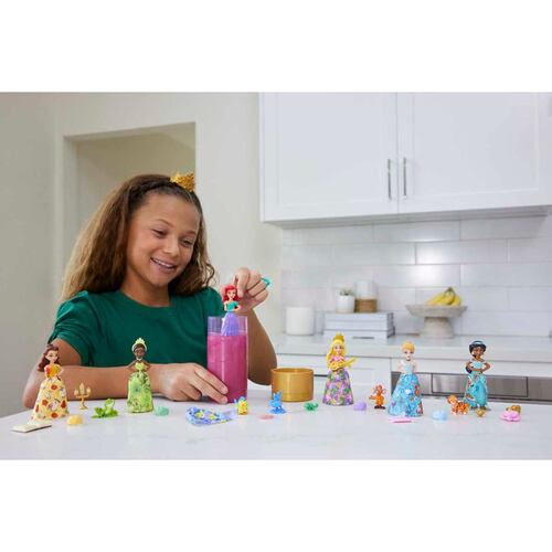 Disney Princesa Muñeca Sorpresa Color Reveal Real