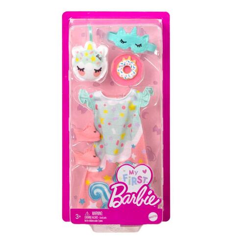 Pack Surtido de Moda Ropa con Temática Mi Primera Barbie
