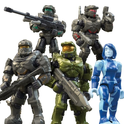 Juguete Armable Warthog del Fleetcom Halo MEGA