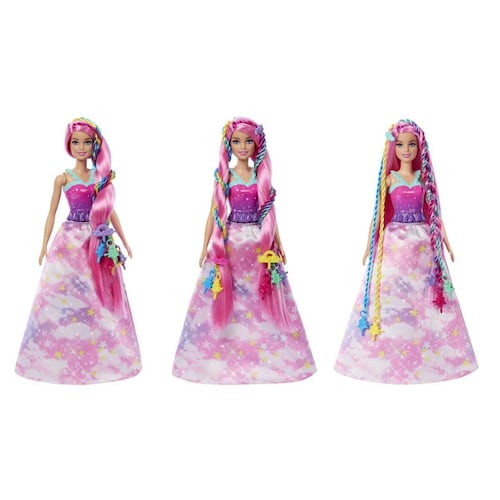 Barbie Fantasía Muñeca Trenzas Mágicas
