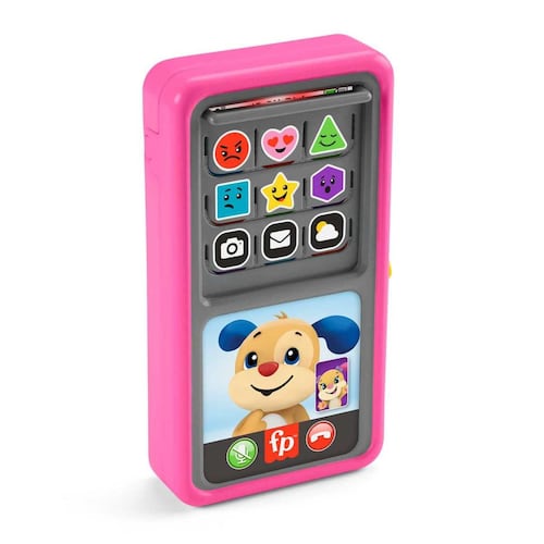 Fisher-Price Juguete Smartphone Deluxe de Aprendizaje Rosa