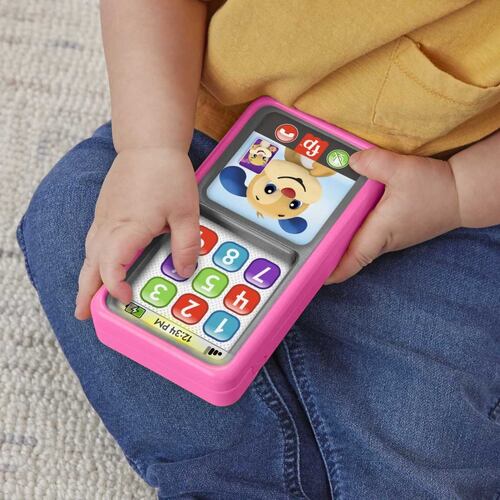 Fisher-Price Juguete Smartphone Deluxe de Aprendizaje Rosa