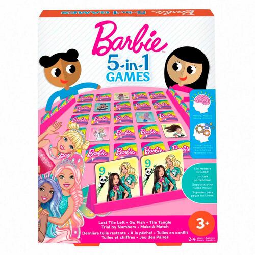 Set de Juegos 5 en 1 Barbie