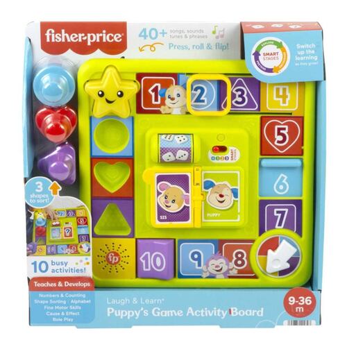 Fisher-Price Juguete Mi Primer Juego de Mesa de Aprendizaje