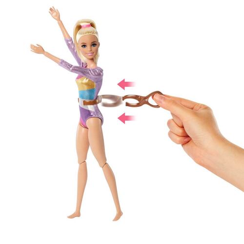 Barbie Profesiones Gimnasta Cabello Rubio