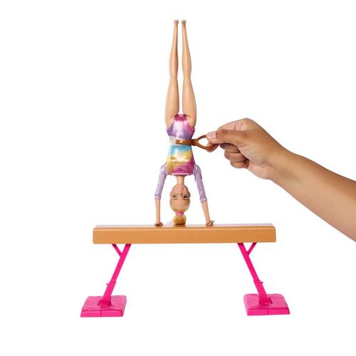 Barbie Profesiones Gimnasta Cabello Rubio