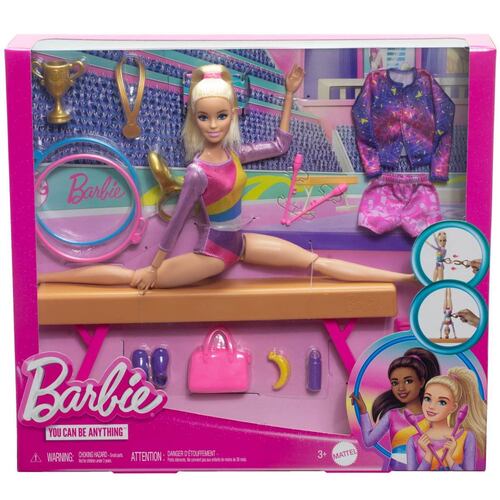 Barbie Profesiones Gimnasta Cabello Rubio