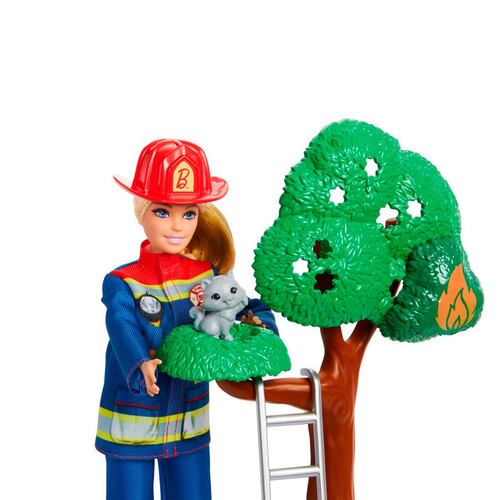 Barbie Profesiones Bombera al Rescate