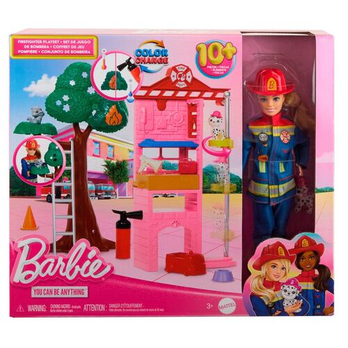 Barbie Profesiones Bombera al Rescate