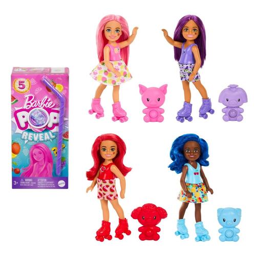 Barbie Pop Reveal Muñeca Serie de Frutas Chelsea