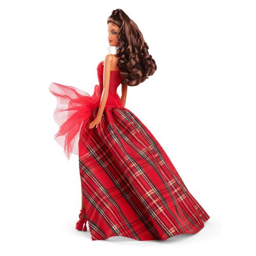 Muñeca Holiday Doll Cabello Castaño Barbie Signature