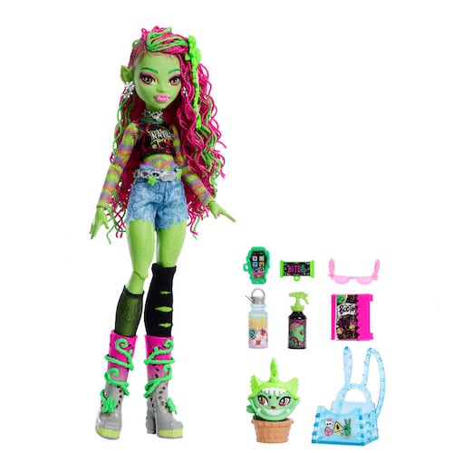 Muñeca Venus McFlytrap Mascota y Accesorios Monster High