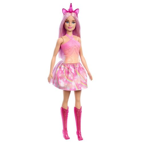 Barbie Fantasía Unicornio Falda de Ensueño Rosa
