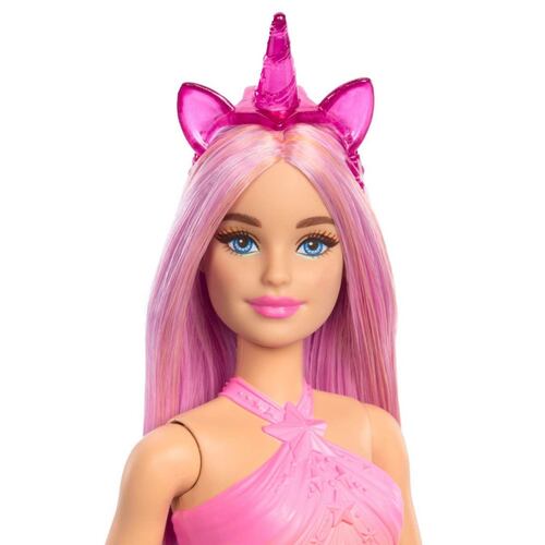 Barbie Fantasía Unicornio Falda de Ensueño Rosa