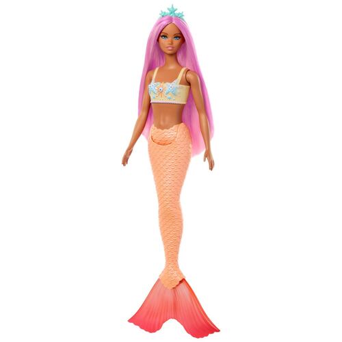 Muñeca Cabello de Colores Edición Sirenas Barbie Fantasía