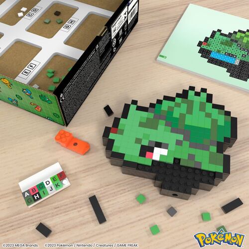 Bulbasaur Píxel Art Pokémon MEGA