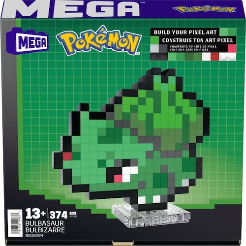 Bulbasaur Píxel Art Pokémon MEGA