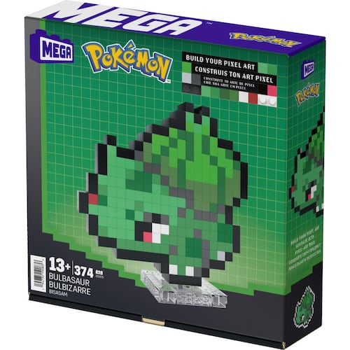 Bulbasaur Píxel Art Pokémon MEGA