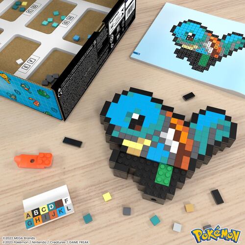 Squirtle Charmander Píxel Art Pokémon MEGA
