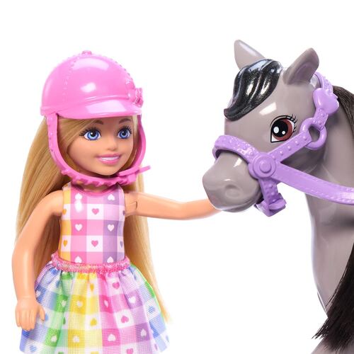 Barbie - Set de Juego Chelsea Paseo en Pony