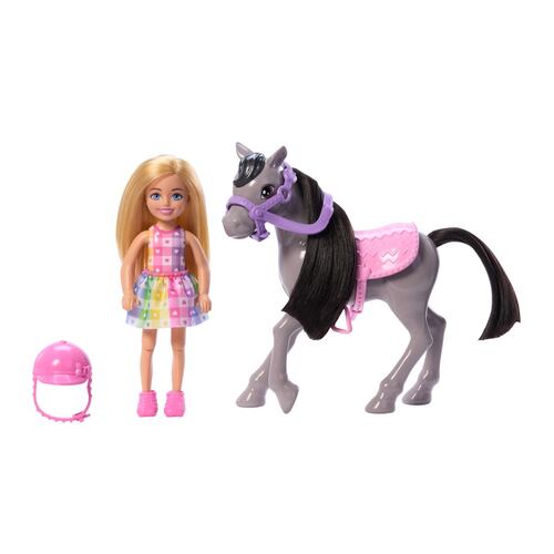 Barbie - Set de Juego Chelsea Paseo en Pony