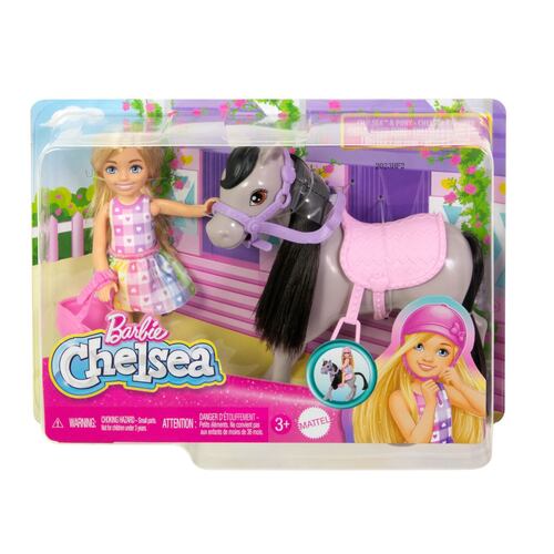 Barbie - Set de Juego Chelsea Paseo en Pony