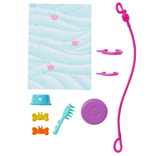 Barbie - Set de Juego Paseo de Perrito con Silla de Ruedas