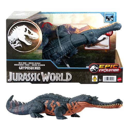 Jurassic World - Rugido Salvaje Gryposuchus - 4 Años