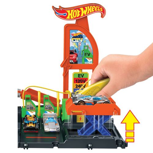 Pista de Juguete Súper Estación de Gasolina Hot Wheels