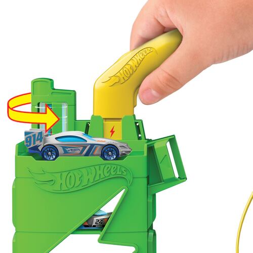 Pista de Juguete Súper Estación de Gasolina Hot Wheels