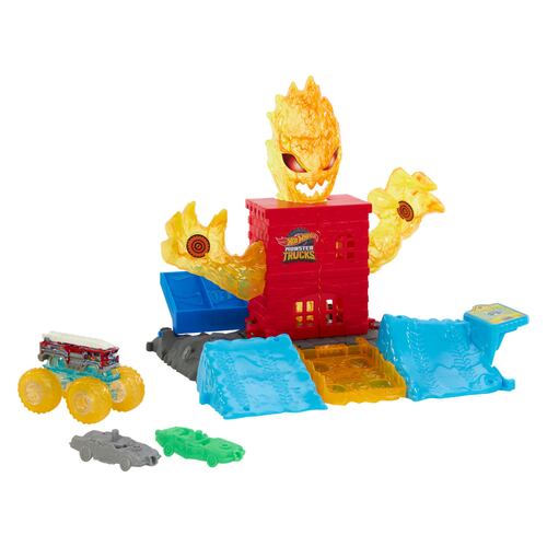 Set Arena Energía Demolición Apaga el Fuego Hot Wheels
