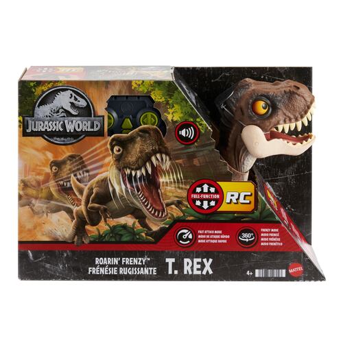 Figura de Acción T. Rex con Control Remoto Jurassic World