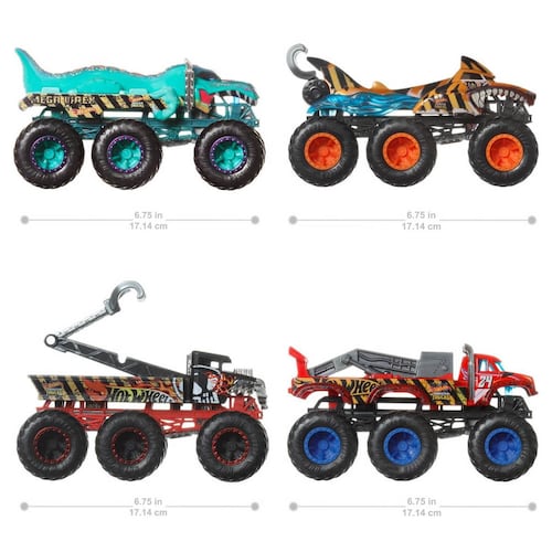 Monster Trucks Hot Wheels Escala 1:64