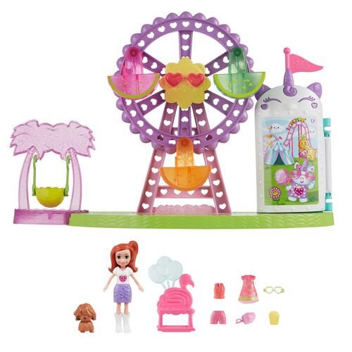 Set de Juego Carnaval de Bocadillos Tropicales Polly Pocket