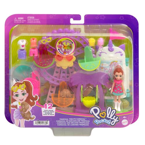 Set de Juego Carnaval de Bocadillos Tropicales Polly Pocket