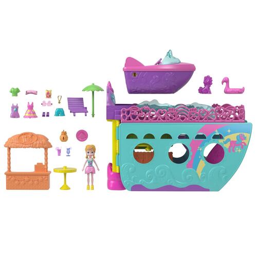 Bote de Unicornio Polly Pocket Mattel