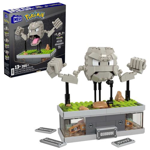 Juguete Armable Minifigura Geodude Movimiento MEGA