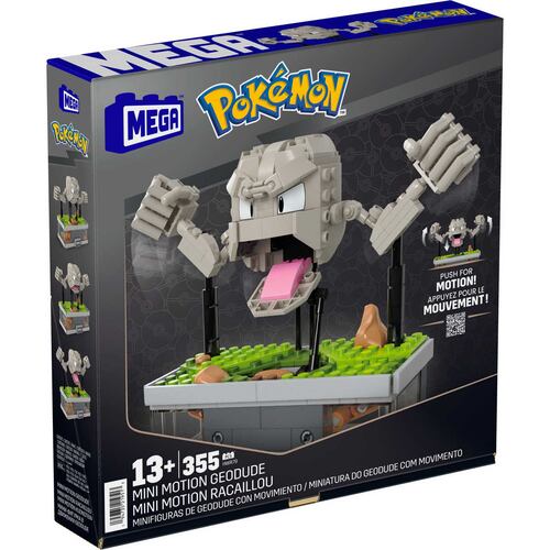 Juguete Armable Minifigura Geodude Movimiento MEGA