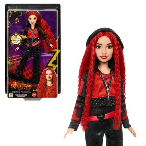 Disney Descendientes El Ascenso de Red Muñeca Red Musical