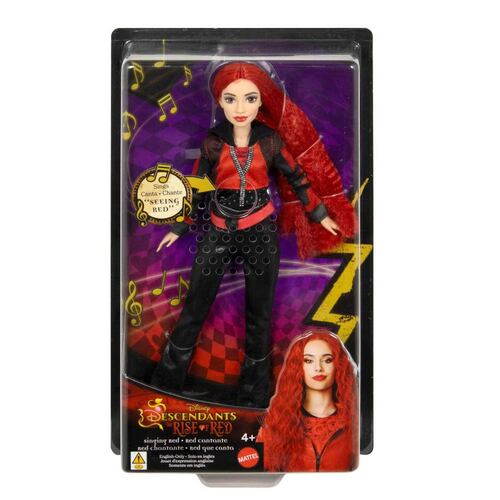 Disney Descendientes El Ascenso de Red Muñeca Red Musical