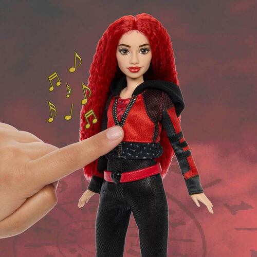 Disney Descendientes El Ascenso de Red Muñeca Red Musical