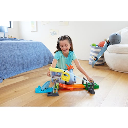 Pista de Juguete Jurassic World Hot Wheels