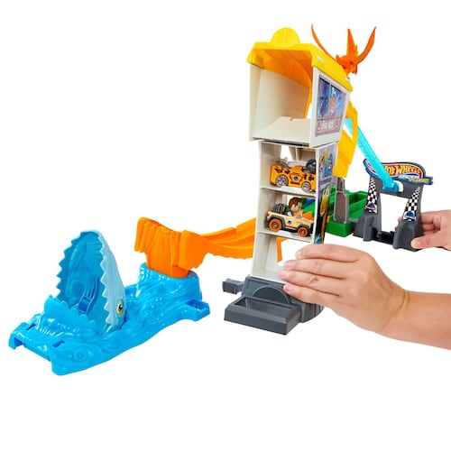 Pista de Juguete Jurassic World Hot Wheels